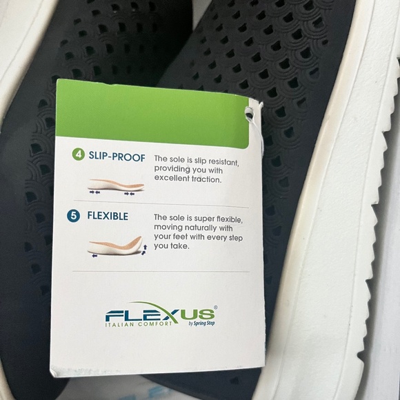 NIB Flexus by Spring Step Black Italian Comfort Slip On Shoes Size 6.5-7 (EU 37) - Picture 7 of 11